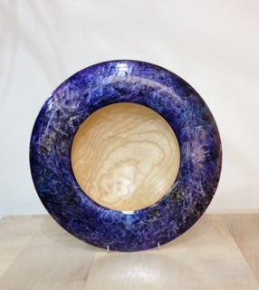 Purple make mingled ash bowl